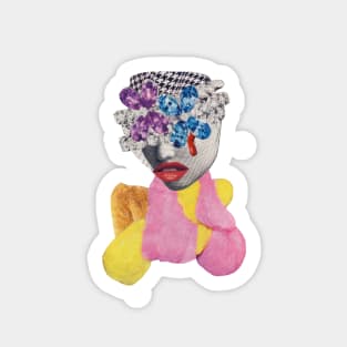 Crying Fashion Lady Sticker